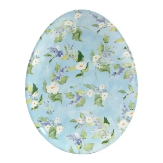 Certified International (Set of 4) 8" Oval Egg Plates image {4}