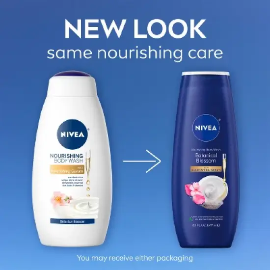 Nivea Nourishing Botanical Blossom Body Wash for Dry Skin - 20 fl oz image {2}