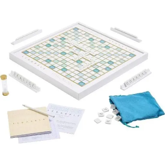WS Game Company Scrabble Bianco Edition Board Game image {1}