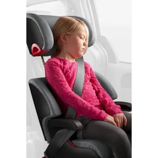 Clek Oobr High Back Booster Car Seat with Rigid Latch in Railroad image {4}