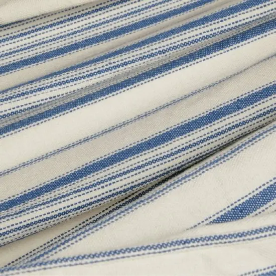 Linen Striped Flat Weave Hammock Blue - Threshold&trade; image {3}