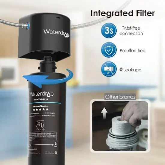 Waterdrop 10UA Under Sink Water Filter System image {6}
