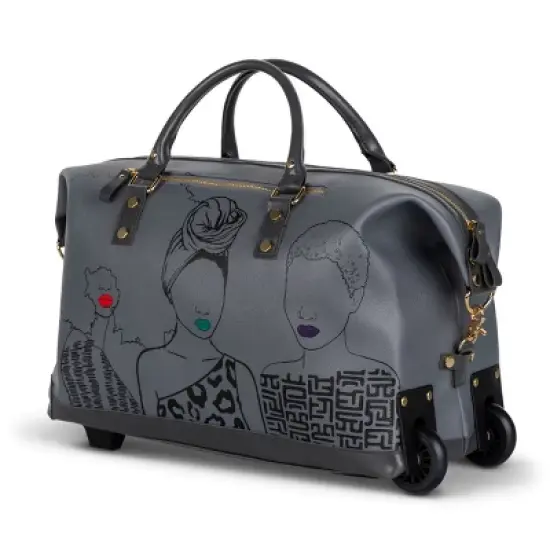 Pardon My Fro Weekender Travel Roller Bags image {1}