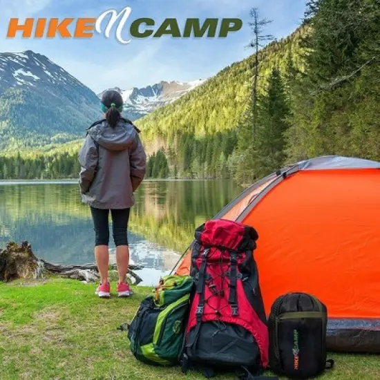 SereneLife Double Sleeping Bag, SLSBRT, Portable and Lightweight image {3}