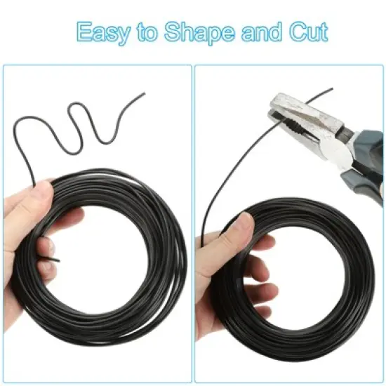 Unique Bargains Aluminum Anodized Flexible Floral Stem Bonsai Training Wire image {3}