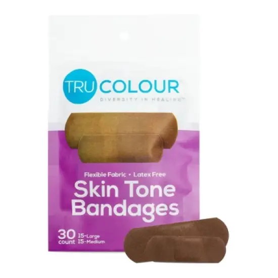 Tru-Colour Skin Tone Shade Adhesive Strips, Dark Brown image {11}