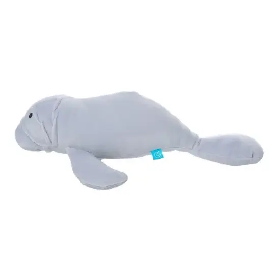 Manhattan Toy Velveteen Mopey Manatee Sea Life Toy Stuffed Animal, 18" image {1}