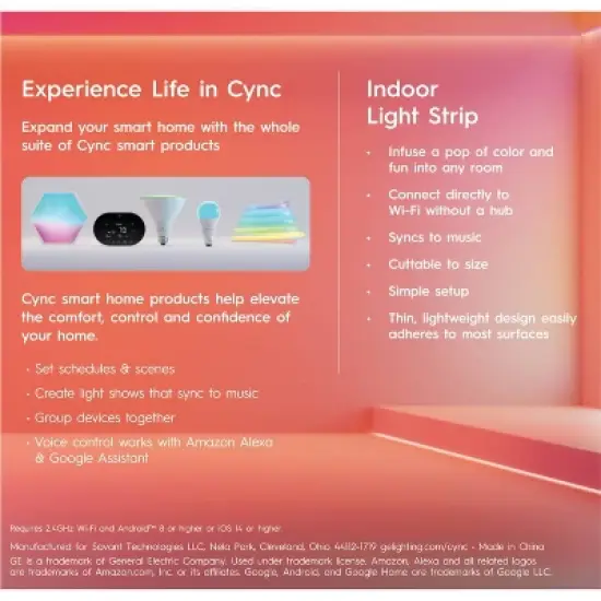 GE Direct Connect 32' Light Strip image {2}