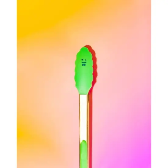 Staff Stainless Steel and Silicone V Tongs image {6}