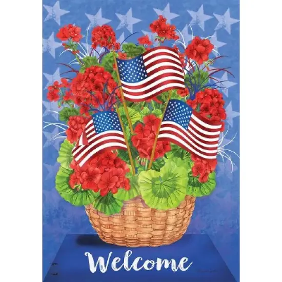 Briarwood Lane Garden Flag 12x18 For Outdoor Patriotic Basket Summer For Summer Garden Flag Flags For Outside image {2}