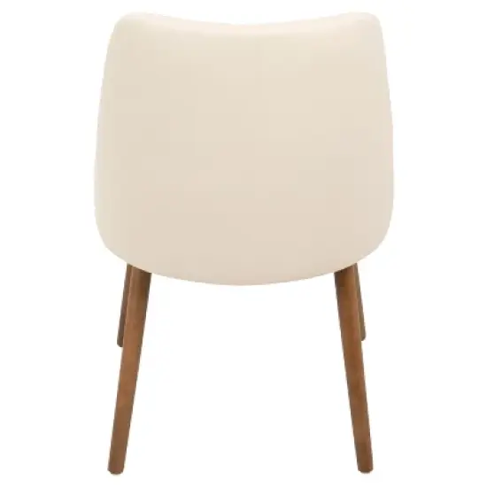 Giovanni Mid Century Modern Dining Chair Cream - Lumisource image {3}