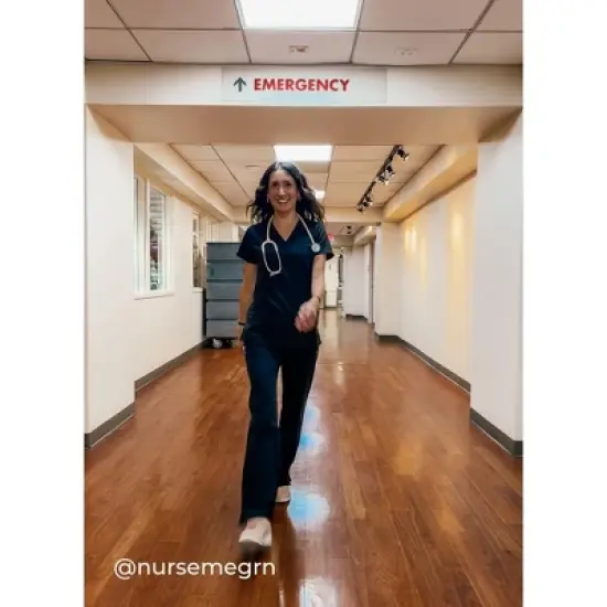 Jockey Women's V-Neck Crossover Scrub Top image {3}