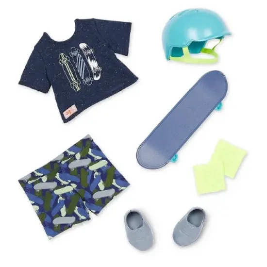 Our Generation Theodore 18" Skateboarder Boy Doll image {3}