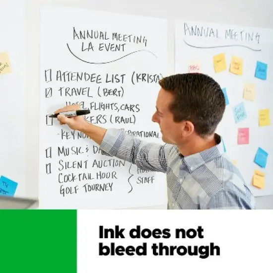 Post-it Recycled Super Sticky Wall Easel Pad 25" x 30" 30 Sheets/Pad 8 Pads/Pack (559RP-VAD8) image {8}