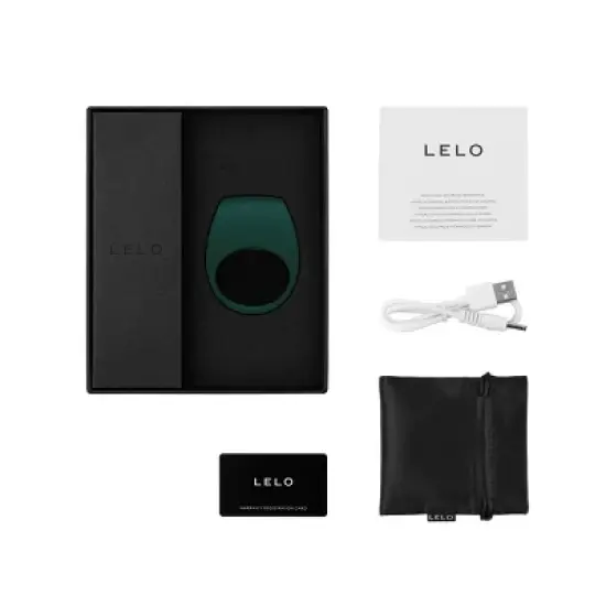 LELO Tor 2 Rechargeable and Waterproof Vibrating Ring - Green image {2}
