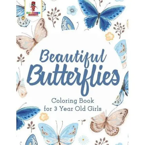 Beautiful Butterflies - by  Coloring Bandit (Paperback) image {1}