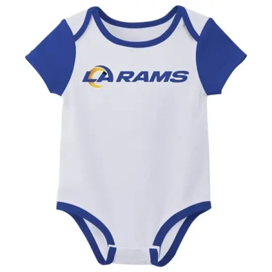 NFL Los Angeles Rams Infant Boys' AOP 3pk Bodysuit image {2}