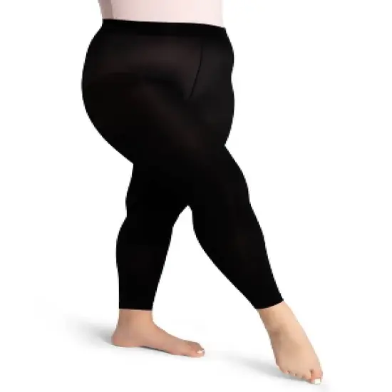 Capezio Women's Footless Tight w Self Knit Waist Band image {4}