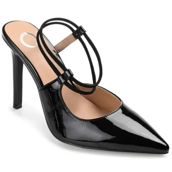 Journee Collection Womens Gracelle Pull On High Stiletto Pointed Toe Pumps image {9}