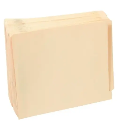 MyOfficeInnovations Manila End-Tab Fastener Folders with Reinforced Tabs Letter Size 50/BX 807785 image {3}