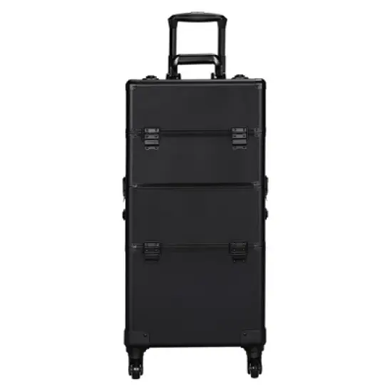 Yaheetech 3 in 1 Aluminum Cosmetic Case Professional Makeup Train Case image {7}