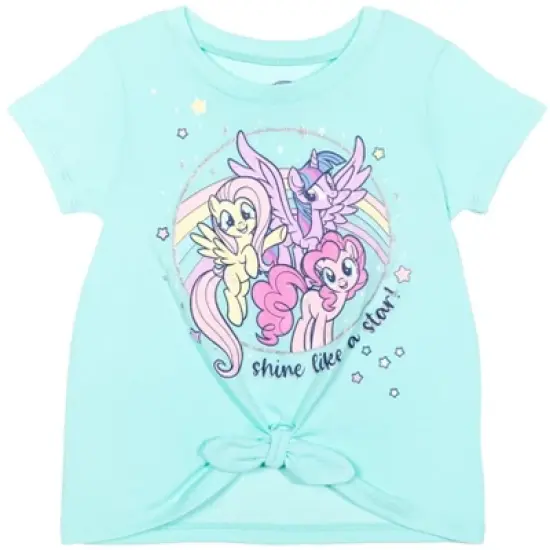 My Little Pony Girls T-Shirt and French Terry Shorts Outfit Set Little Kid image {1}