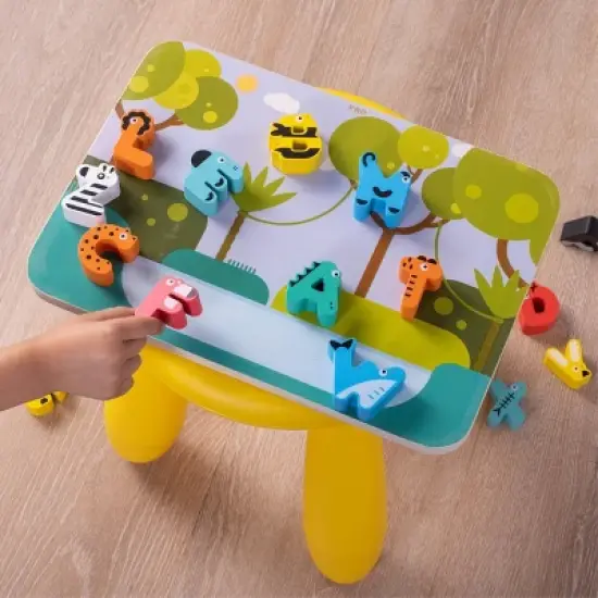 FAO Schwarz Learning Letters Animal Alphabet Board 27pc image {4}