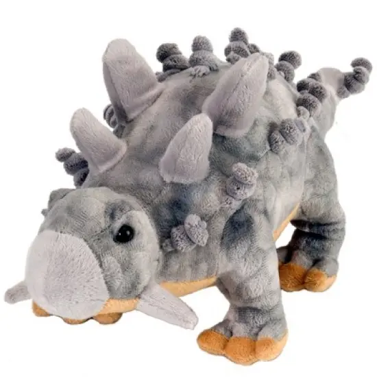 Wild Republic Dinosauria Medium Ankylosaurus Stuffed Animal, 15 Inches image {1}