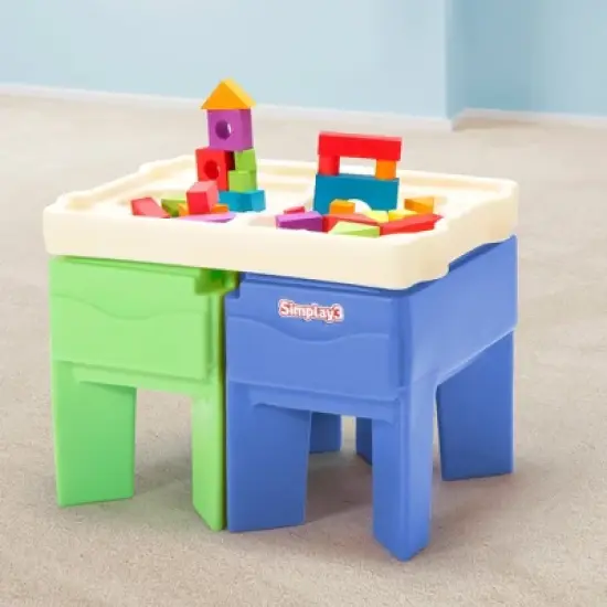 In and Out Activity Kids' Table - Simplay3: Sensory & Art Desk with Storage Bins for Toddlers, Ages 1.5+ image {5}