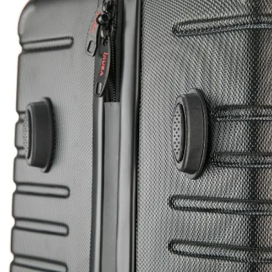 InUSA Deep Lightweight Hardside Large Checked Spinner Suitcase image {11}