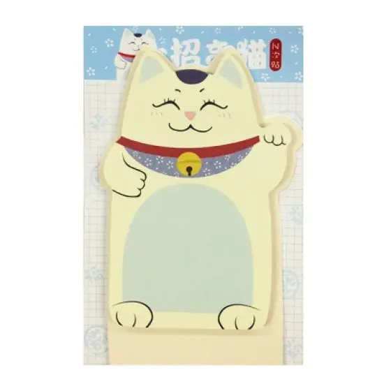 Wrapables Fortune Cat Memo Bookmark Sticky Notes (Set of 2) image {7}