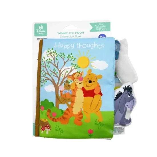 Disney Baby Winnie the Pooh Deluxe Soft Book with Removable Plush Toys - 3pc image {4}