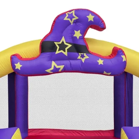 Cloud 9 Wizard Bounce House with Blower - Inflatable Bouncer with Slide and Large Jumping Area image {5}