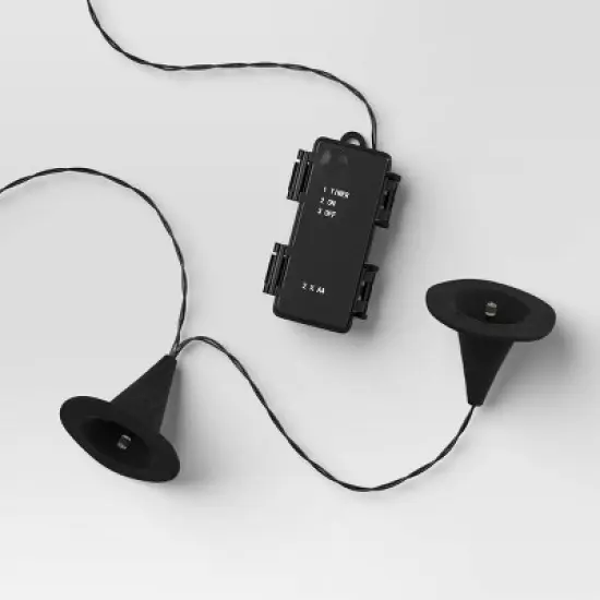 20ct Fabric Witch Hats Halloween Indoor/Outdoor Novelty String Light with Purple LEDs - Hyde and EEK! Boutique&trade; image {3}