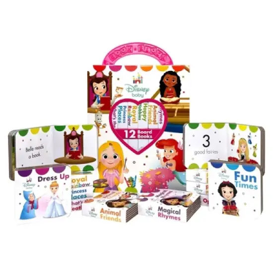 Disney Baby Princess - My First Library 12 Board Book Block Set - by Phoenix image {1}