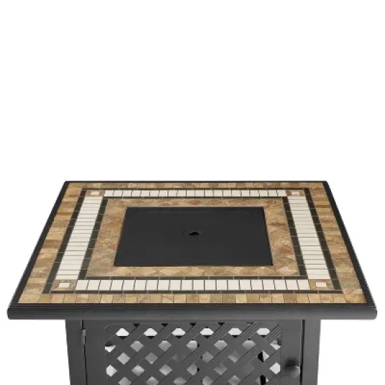Bradenton 5pc Outdoor Wicker Armless Chair & Fire Table Set - Crosley
 image {14}