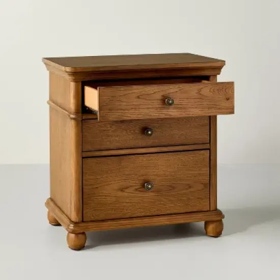 3 Drawer Classic Night Stand - Hearth & Hand&trade; with Magnolia image {3}
