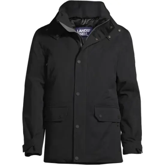 Lands' End Men's Expedition Down Waterproof Winter Jacket image {4}