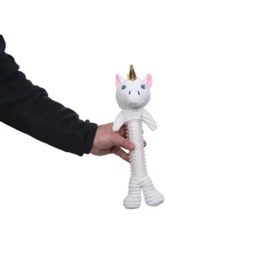 American Pet Supplies 18-Inch Whimsical Corduroy Unicorn Squeaking Dog Toy image {1}