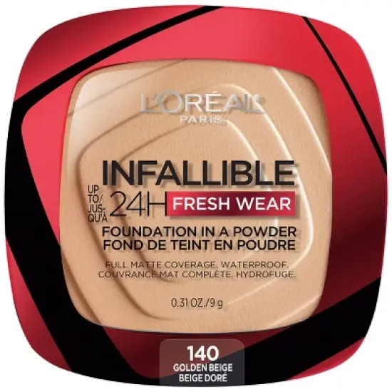 L'Oreal Paris Infallible Up to 24H Fresh Wear Foundation in a Powder - 0.31oz image {15}