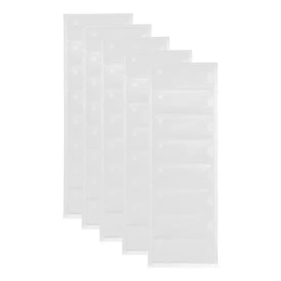 Vertical Label Holder 3.54"x1.38" Clear 40 Pcs image {6}