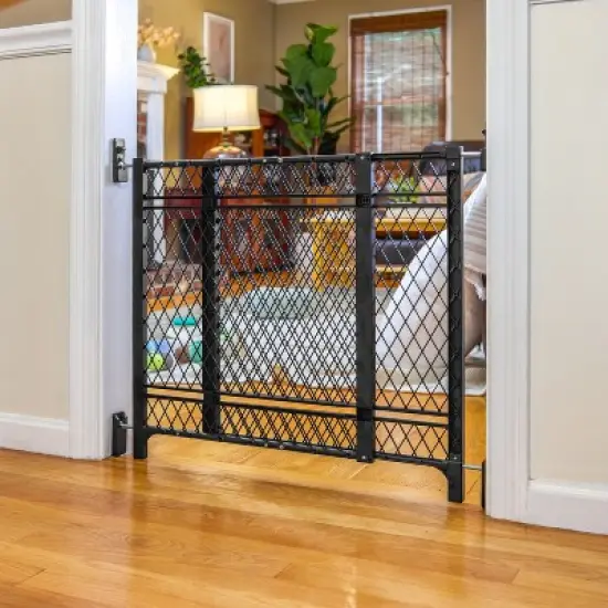 Ingenuity Doorway 42W Series Dog and Baby Gate, Indoor Outdoor - Black image {7}