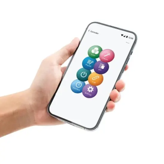 100ct LED Philips ChromaBright App Controlled Indoor/Outdoor Net Lights Multi-Colored with Green Wire image {5}