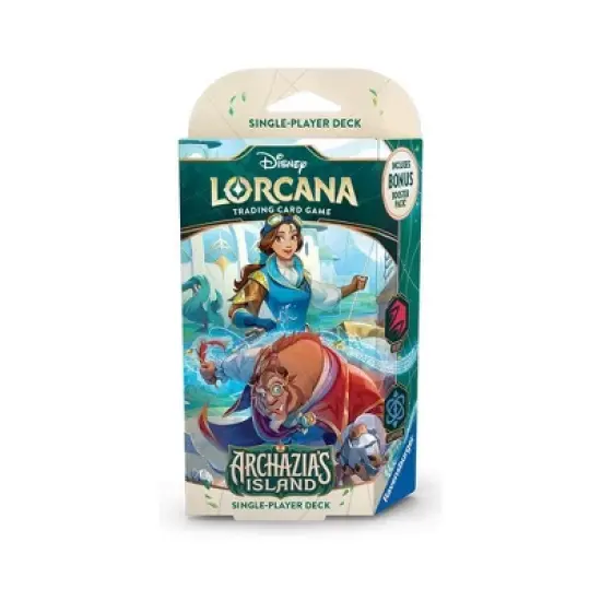 Disney Lorcana Trading Card Game: Archazia's Island Single Player Deck: Ruby & Sapphire Belle & Beast image {3}