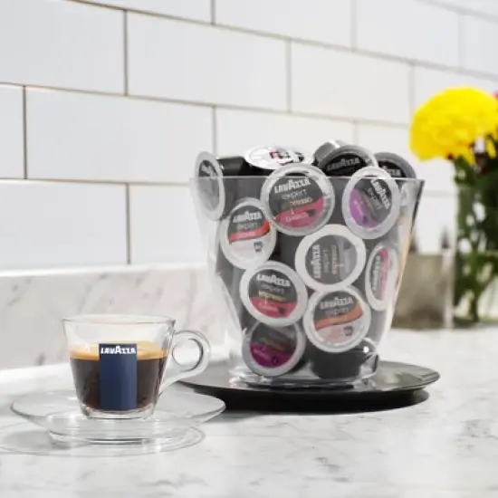 Lavazza Expert Espresso Intenso Capsules, Dark Roast, Arabica and Robusta Blend, Compatible with Lavazza Classy Machines (36 Capsules) image {3}