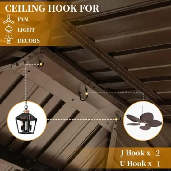 EROMMY Metal Patio Gazebo image {4}