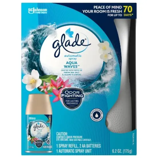 Glade Automatic Spray Air Freshener - Aqua Waves - 6.2oz image {3}