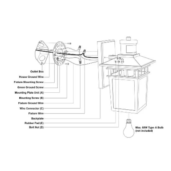 VAXCEL Ridge 6.5-in. W 1 Light Aluminum Black Motion Sensor Dusk to Dawn Outdoor Wall Lantern Clear Glass image {12}