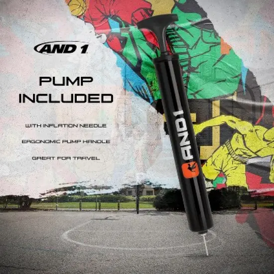 AND1 Fantom Graffiti Basketball: Official Regulation Size 7 (29.5 inches) - Deep Channel Construction, Made for Indoor Outdoor Games image {6}