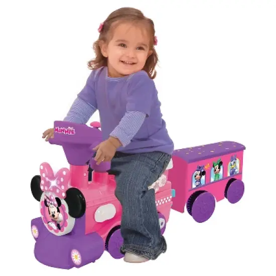 Kiddieland Disney Minnie Mouse Ride-On Motorized Train With Track image {2}